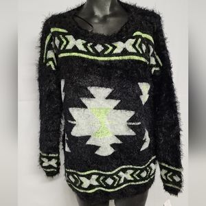 Foreign Exchange tribal sweater.  Sz Sm.  New